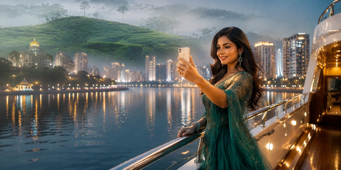 ঢাকা মোবাইল ক্যাসিনো উৎসব উপলক্ষে একটি মডেল